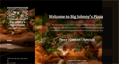 Desktop Screenshot of bigjohnnyspizza.com